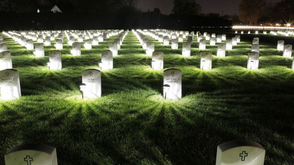 Lights on graves image by glen devitt